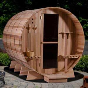 Sauna Traditionnel en C�dre Barrel