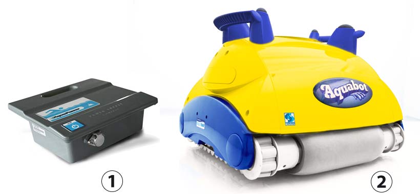 Robot piscine Aquabot Virago avec transformateur