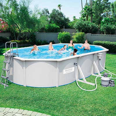 Piscine hors sol acier AZURO DE LUXE