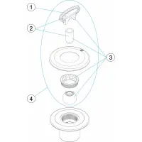 Pièces détachées Buse de refoulement MULTIFLOW BETON à encoller Ø 63 (ASTRALPOOL)