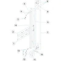 Pièces détachées Douche solaire 30L (ASTRALPOOL)