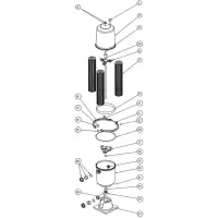 Pièces détachées Filtre à cartouche FULFLO (DARLLY, WATERCO, LACRON)