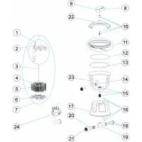 Pièces détachées Filtre CLARITY (ASTRALPOOL)