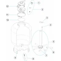 Pièces détachées Filtre CORINTO TOP (ASTRALPOOL)