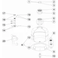 Pièces détachées Filtre PRO-ADAPT (ASTRALPOOL)