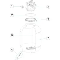 Pièces détachées Filtre SKYPOOL TOP Ø 400 (ASTRALPOOL)