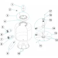 Pièces détachées Filtre VIENA SIDE Ø 500, 600, 750 (ASTRALPOOL, IML)