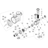 Pièces détachées Pompe BADU RESORT 60 à 110 (SPECK)