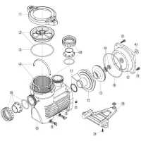 Pièces détachées Pompe K-FLO (HAYWARD, KRIPSOL)