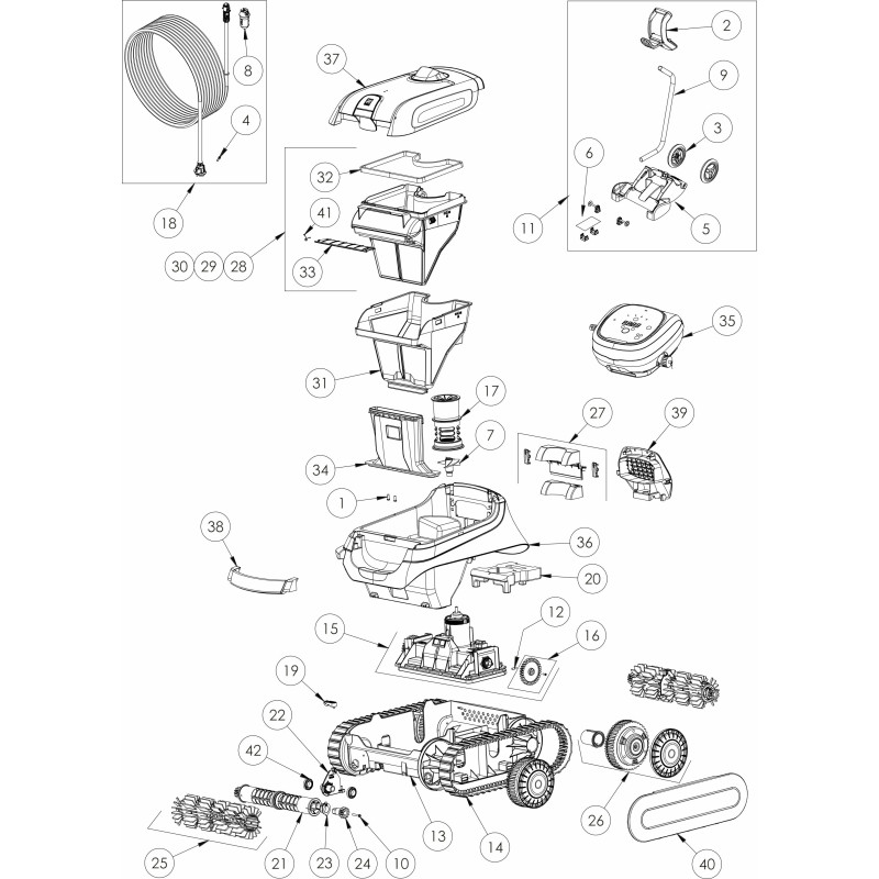 Pièces détachées 20 XA iQ, 30 XA iQ, 40 XA iQ