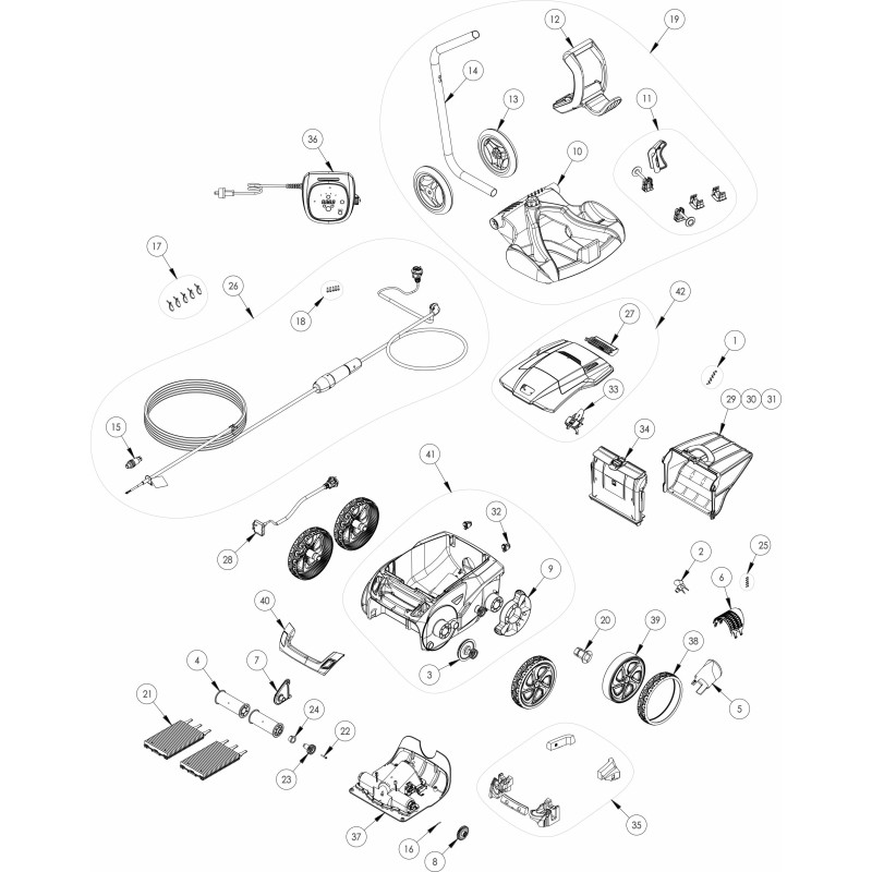 Pièces détachées Alpha RA 6700 IQ (ZODIAC)