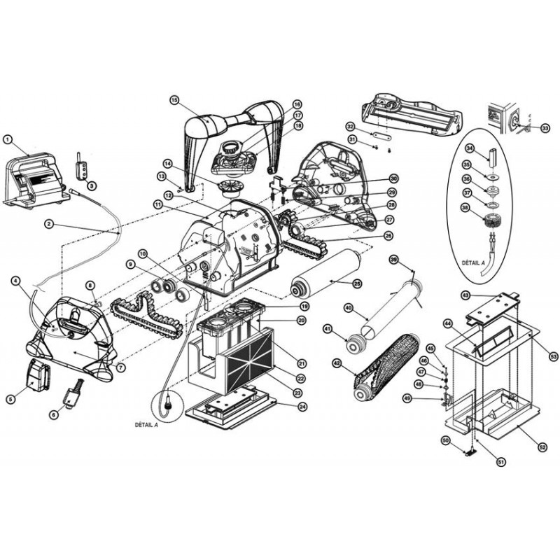 Pièces détachées pour robot AQUAVAC (HAYWARD)