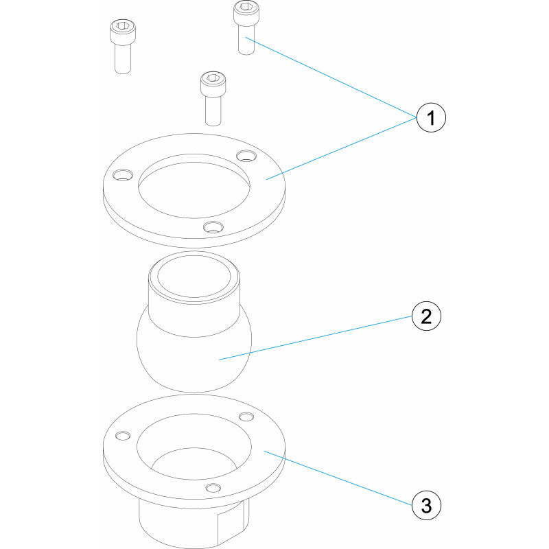 Pièces détachées Articulation 1" - 1 1/2" (ASTRALPOOL)