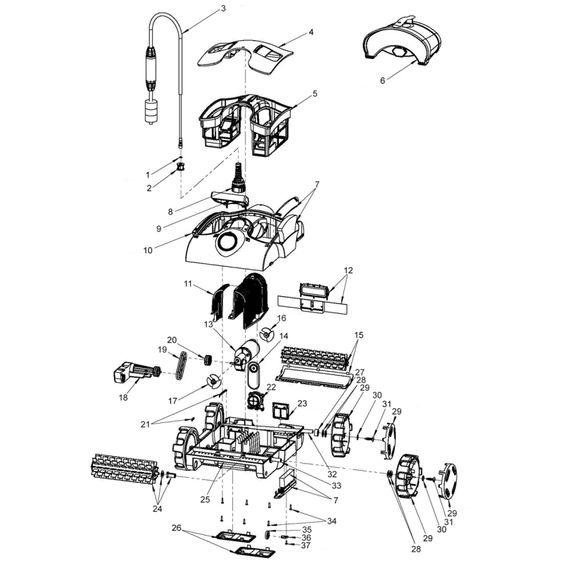 Pièces détachées Astral X5 (ASTRALPOOL, AQUATRON)