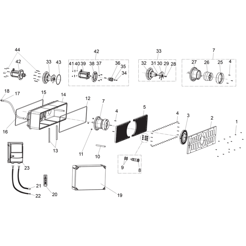 Pièces détachées BADUJET TURBO PRO (SPECK)