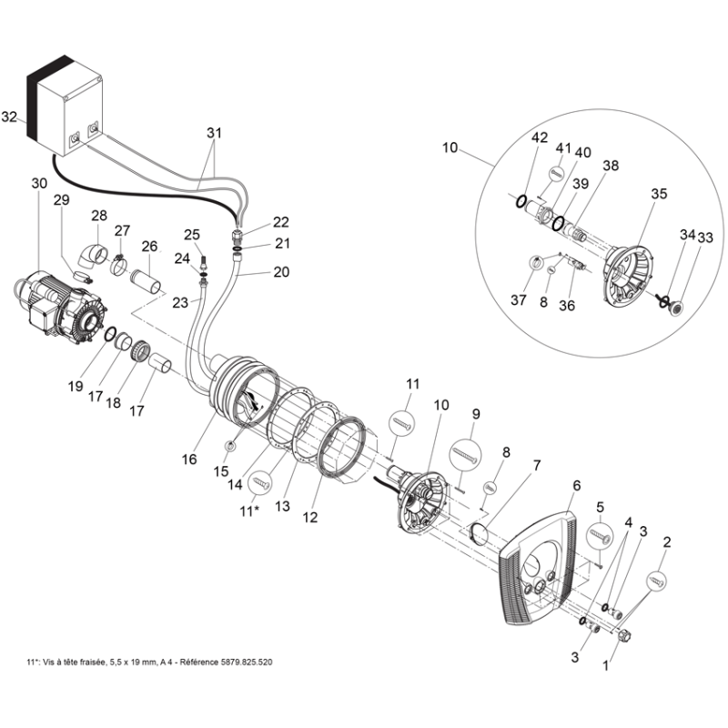 Pièces détachées BADUJET WAVE