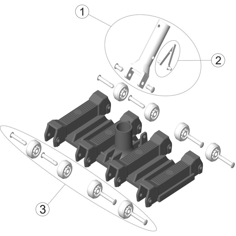 Pièces détachées Balai manuel FLEXO CLIP (ASTRALPOOL)