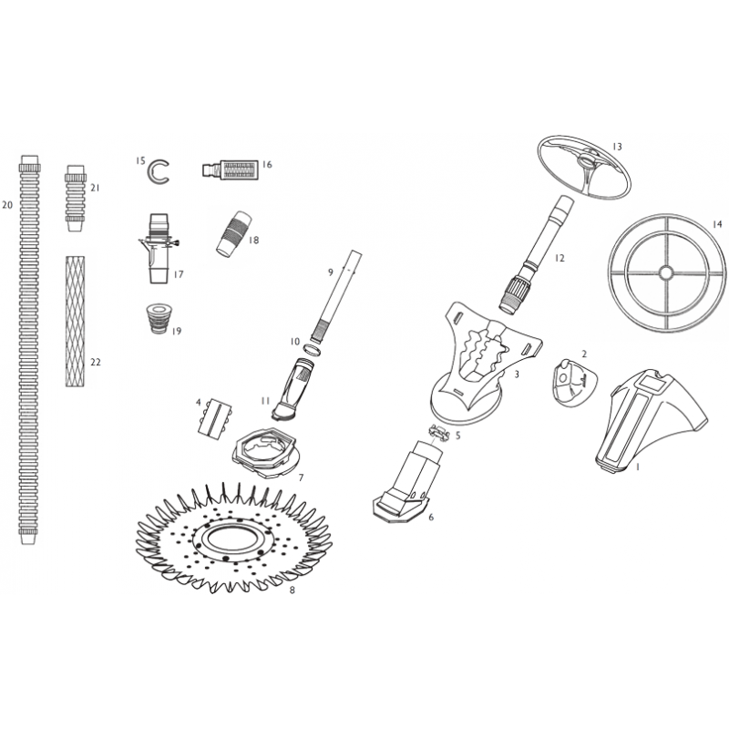 Pièces détachées BARACUDA Classic (ZODIAC)