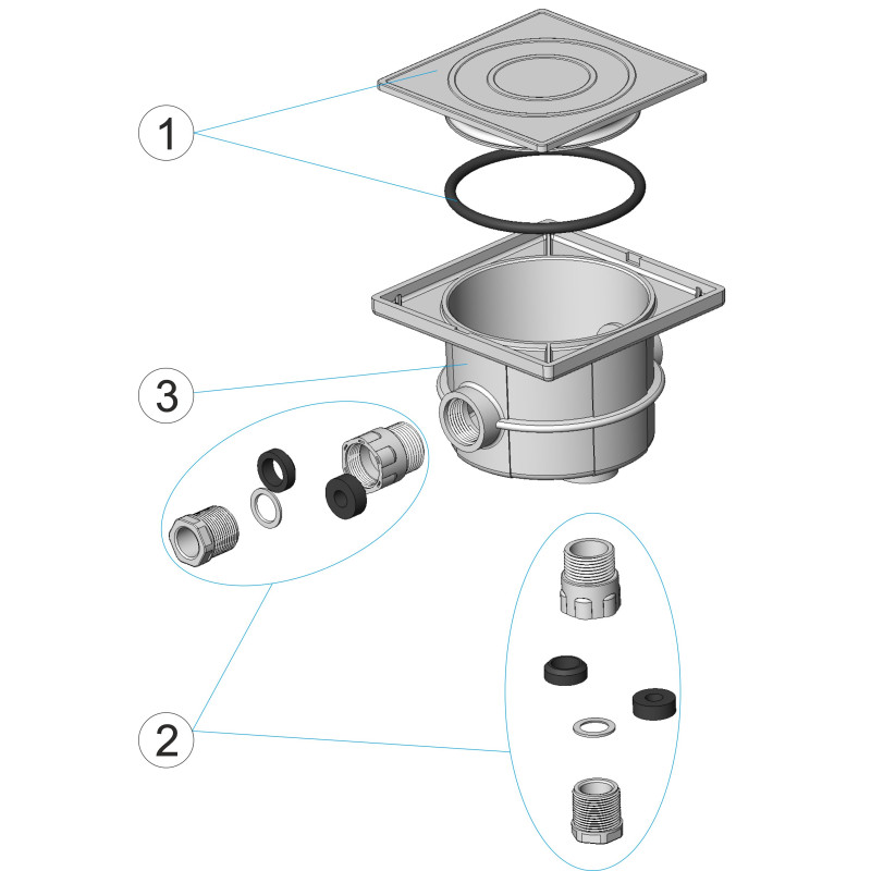 Pièces détachées Boite de connexion EASY-LINE (ASTRALPOOL)