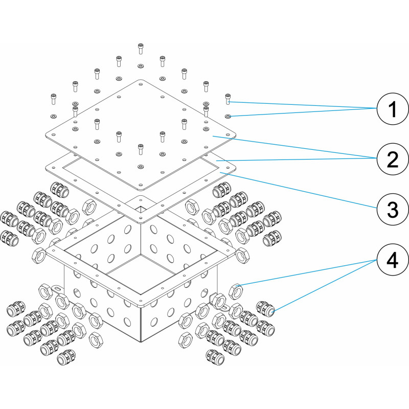 Pièces détachées Boite de connexion multiport (ASTRALPOOL)