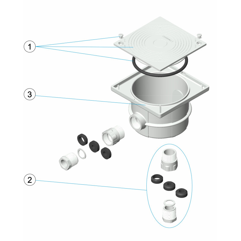 Pièces détachées Boite de connexion standard (ASTRALPOOL)