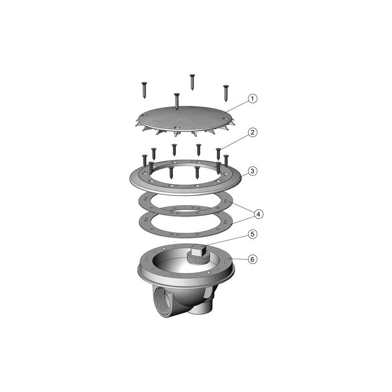 Pièces détachées Bonde de Fond Anti Vortex Liner (WELTICO)