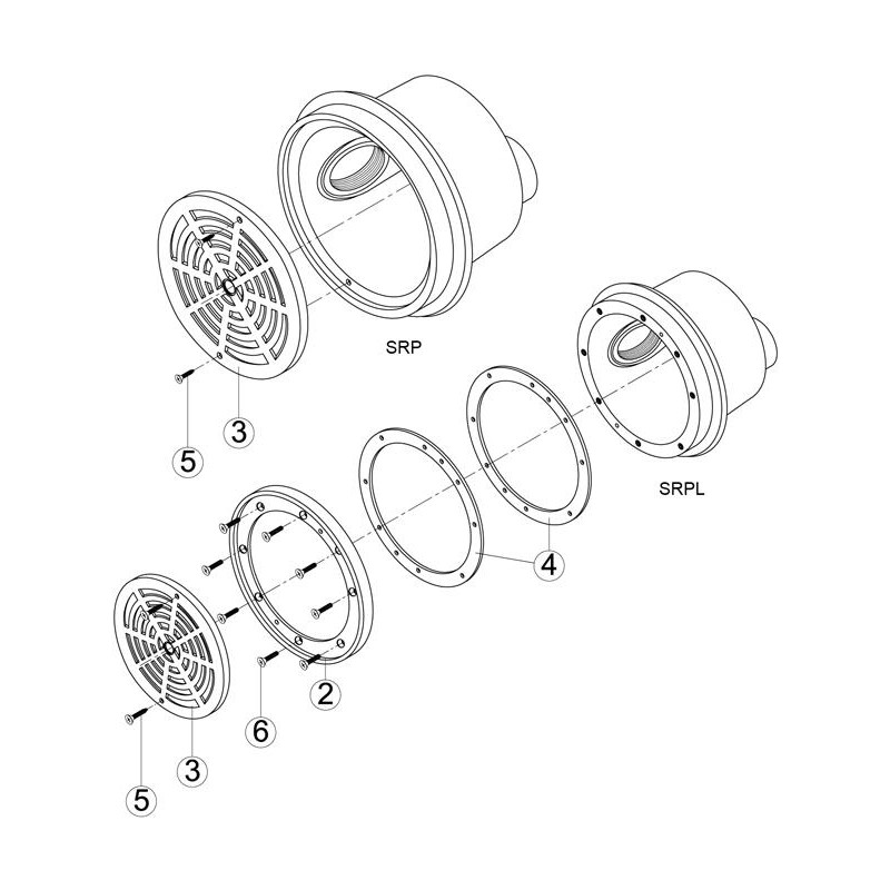 Pièces détachées Bonde de fond Béton-Liner (KRIPSOL)