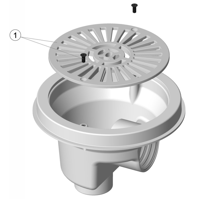 Pièces détachées Bonde de fond BETON G 2" (ASTRALPOOL)