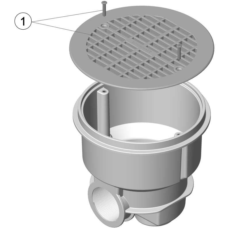 Pièces détachées Bonde de fond NORM BETON (ASTRALPOOL)