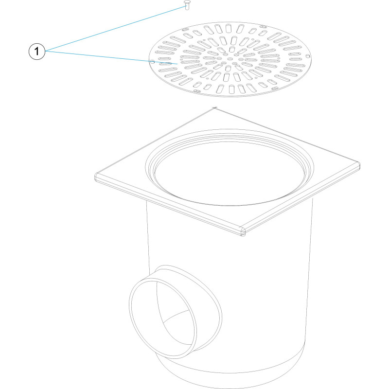 Pièces détachées Bonde de fond polyester (ASTRALPOOL)