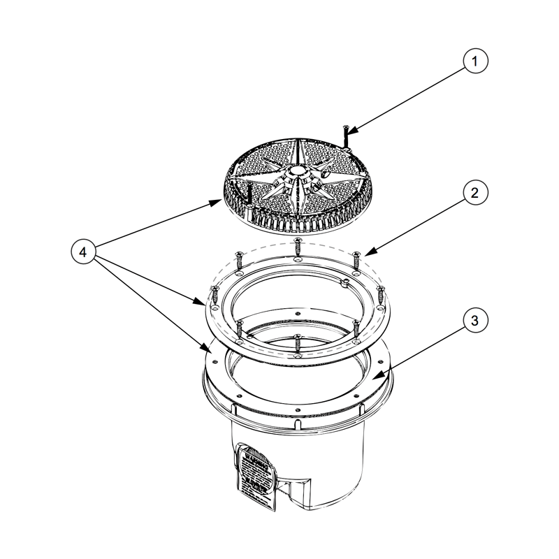 Pièces détachées Bonde de fond STARGUARD (PENTAIR)