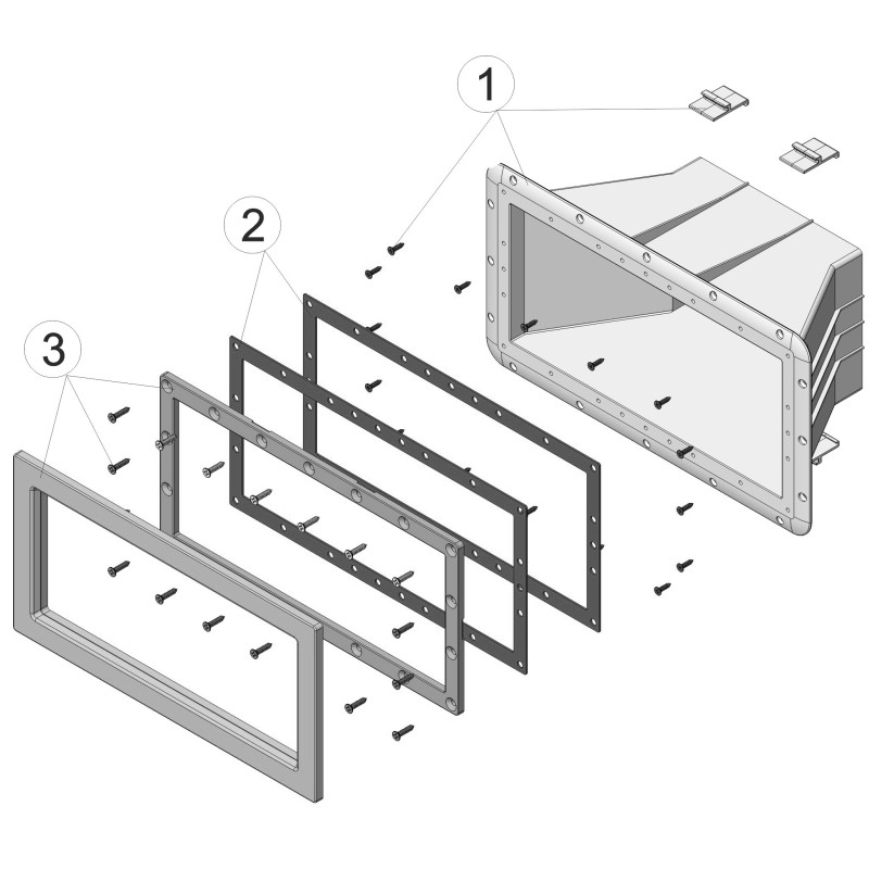 Pièces détachées pour Bouche de skimmer 15L