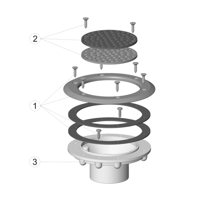 Pièces détachées Buse d'aspiration réglable à grille (ASTRALPOOL)