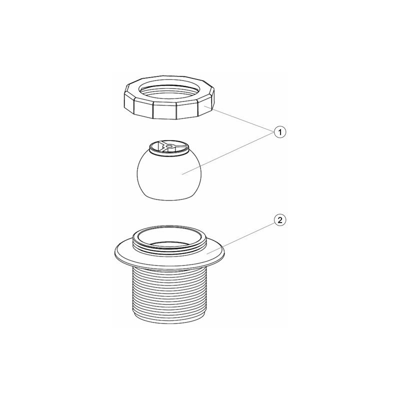 Pièces détachées Buse de refoulement béton (ASTRALPOOL)