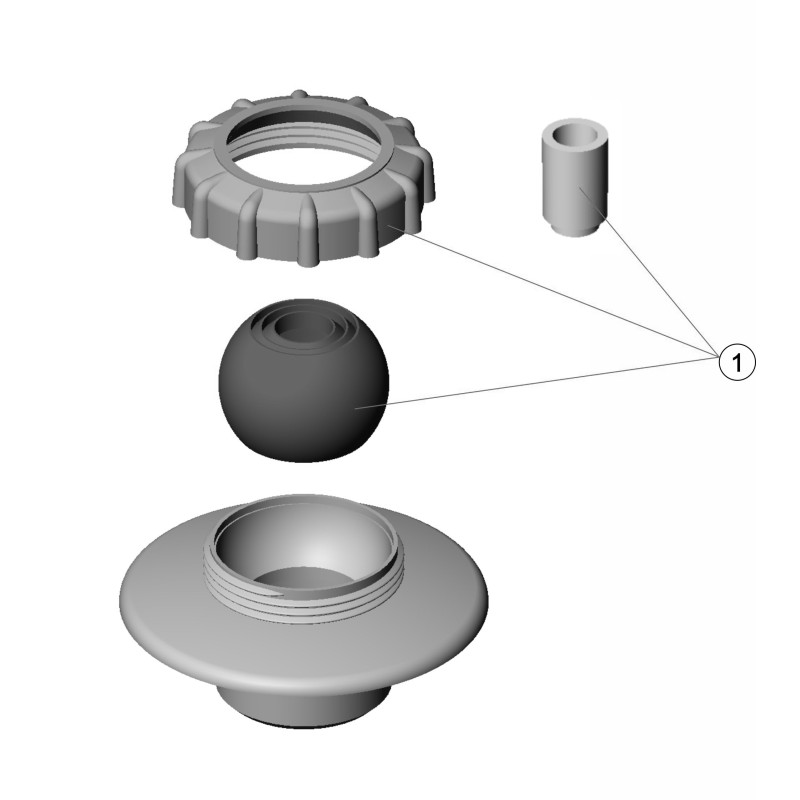 Pièces détachées Buse de refoulement court MULTIFLOW (ASTRALPOOL)