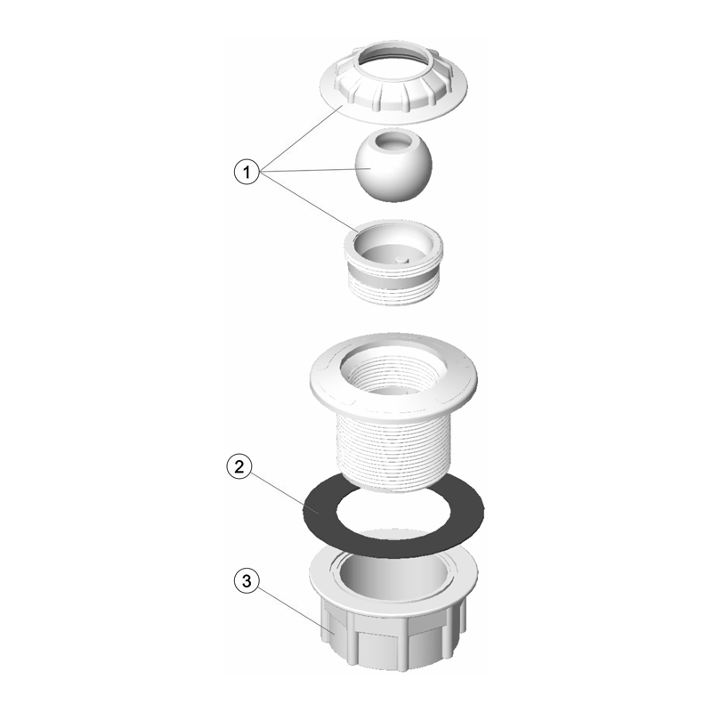 Pièces détachées Buse de refoulement Préfabriqué (ASTRALPOOL, IML)