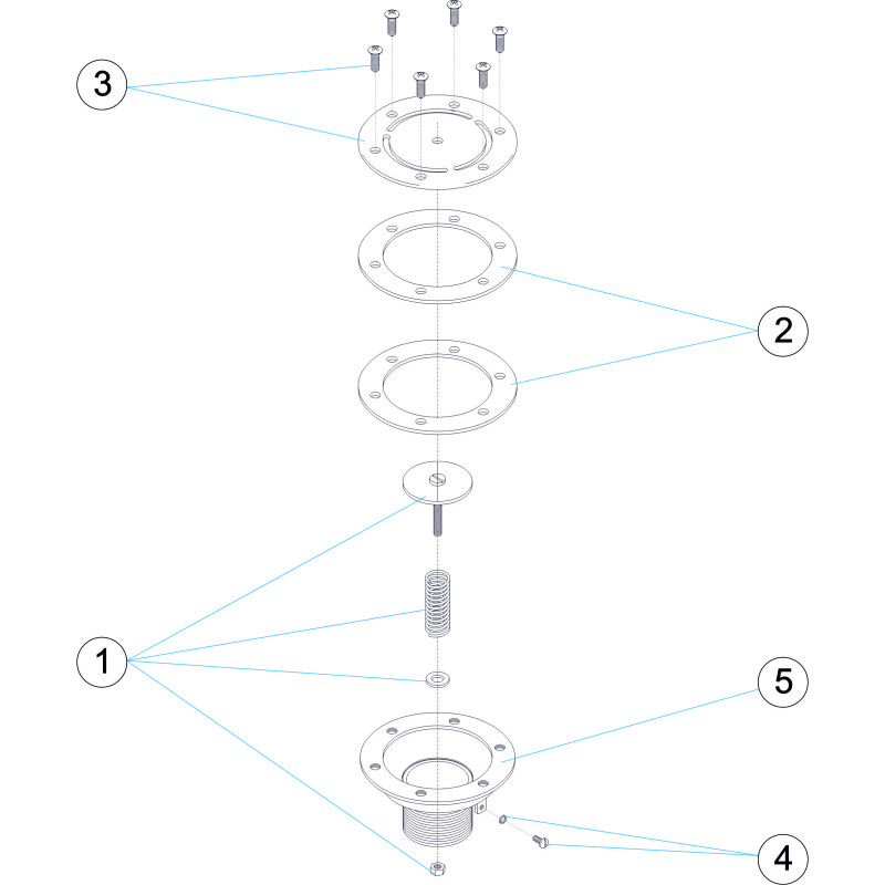 Pièces détachées Buse réglable de fond (ASTRALPOOL)