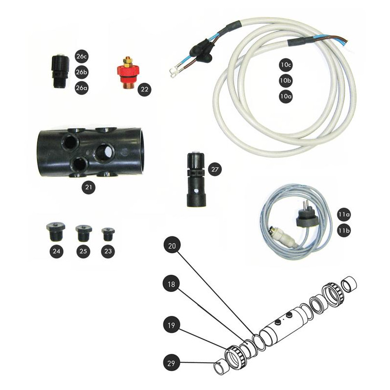 Pièces détachées Cellule d'Electrolyseur (POOL TECHNOLOGIE)