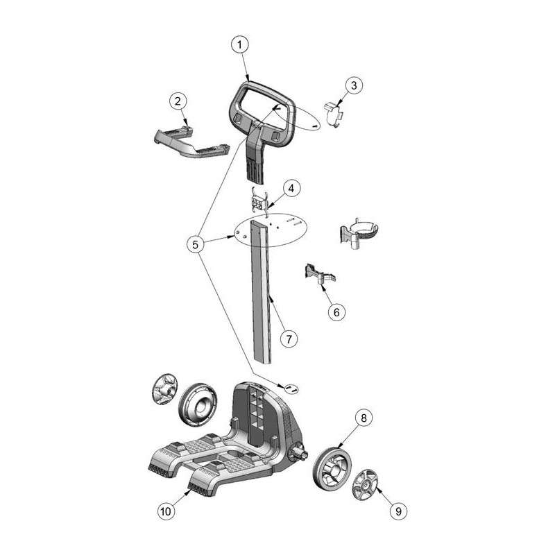 Pièces détachées pour Chariot de Dolphin 2011 (MAYTRONICS)