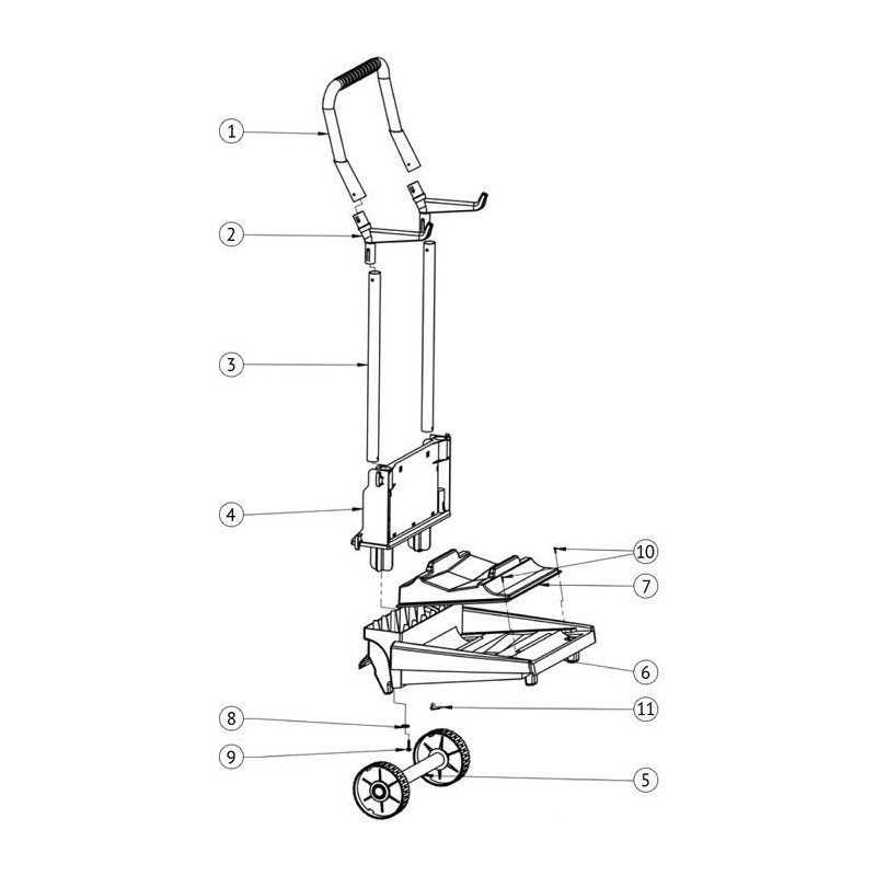 Pièces détachées Chariot Dolphin DB (MAYTRONICS)