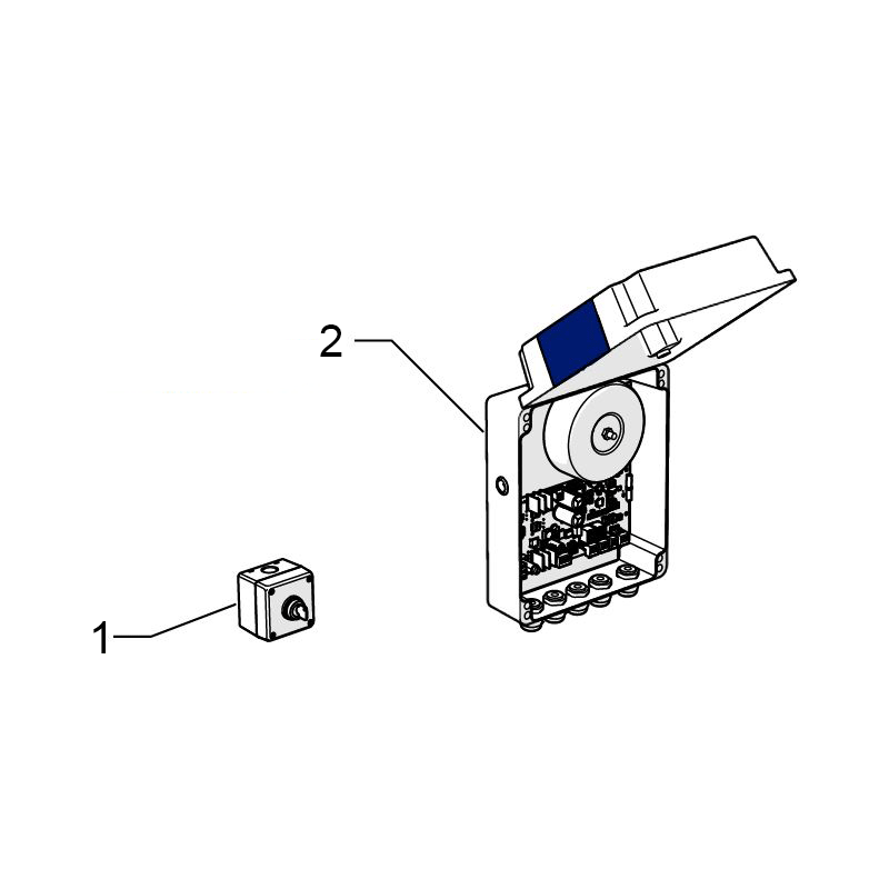 Pièces détachées Coffret de volet immergé (ECA INTERPOOL, ASTRALPOOL)