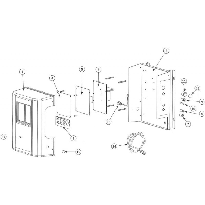 Pièces détachées Coffret SYSTEME 7 SEL. Stérilor SEL