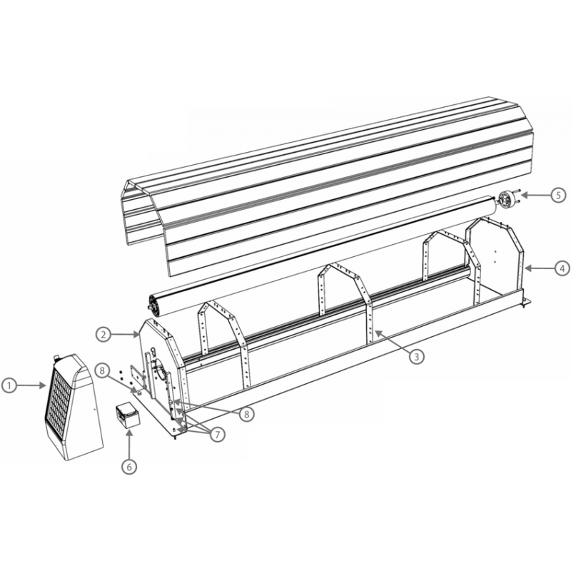 Pièces détachées Couverture automatique CAPCIR ECO II SOLAIRE (ECA INTERPOOL)