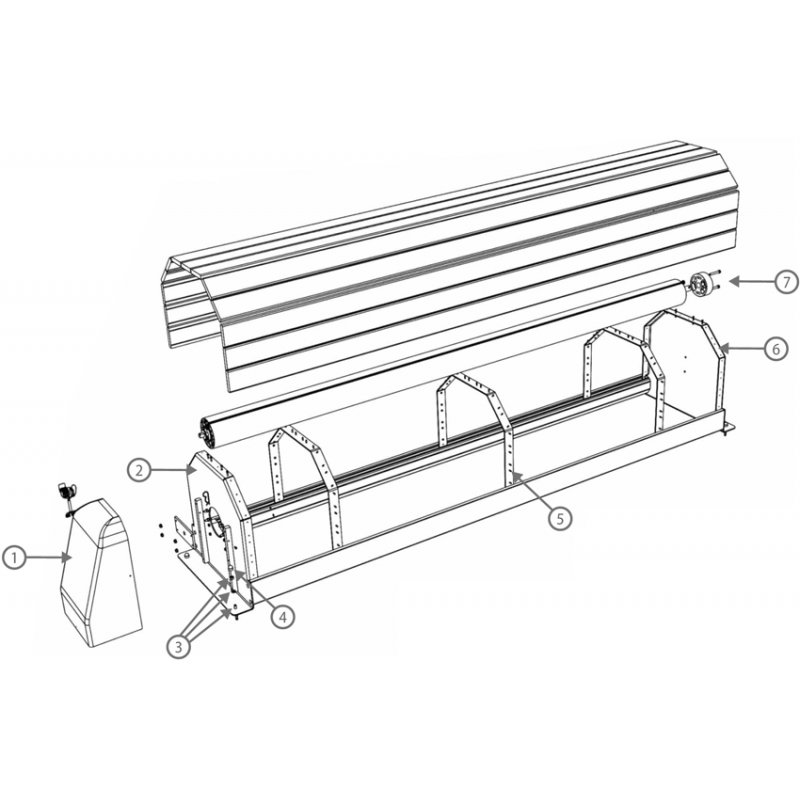 Pièces détachées Couverture automatique CAPCIR ECO II (ECA INTERPOOL)