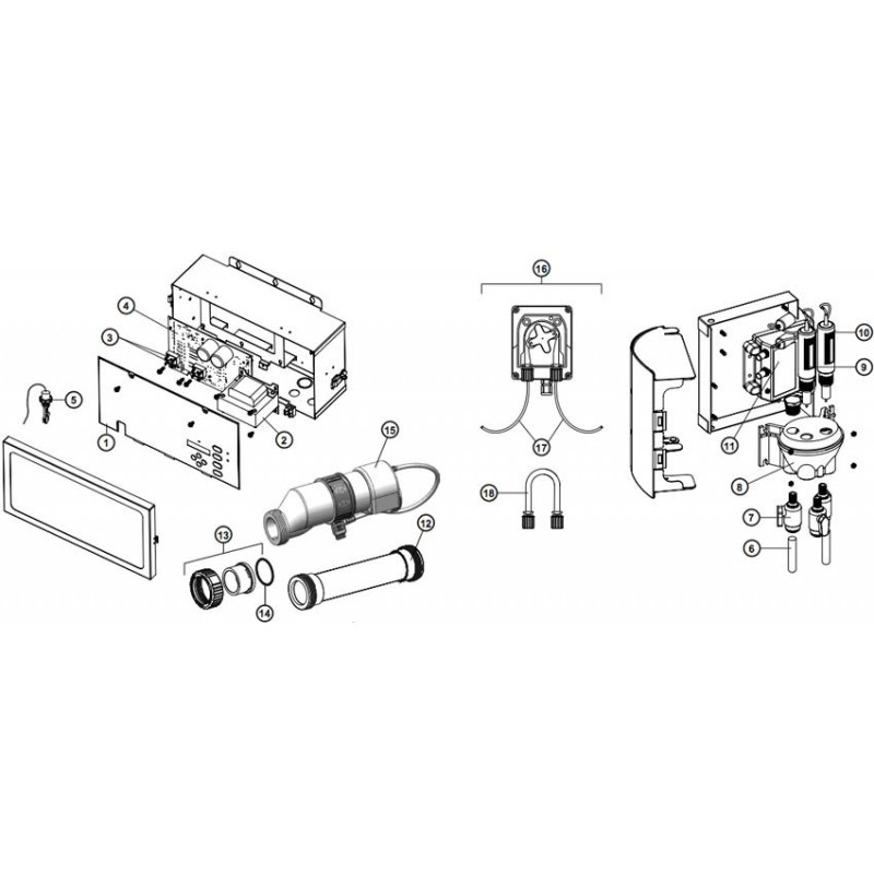 Pièces détachées Electrolyseur AQUARITE Pro (HAYWARD)