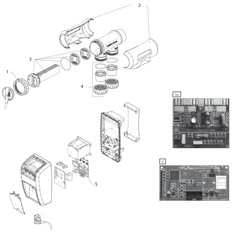 Pièces détachées Electrolyseur COMPU-CHLOR II