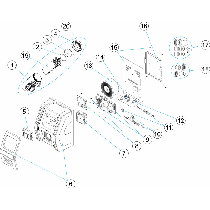 Pièces détachées Electrolyseur E-SERIES