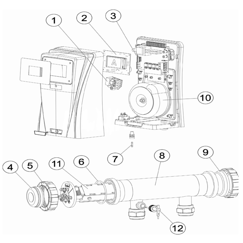 Pièces détachées Electrolyseur EASY SALT (ASTRALPOOL)