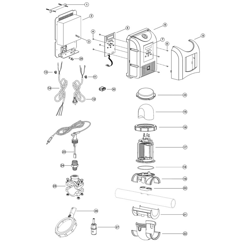 Pièces détachées Electrolyseur EI (ZODIAC)