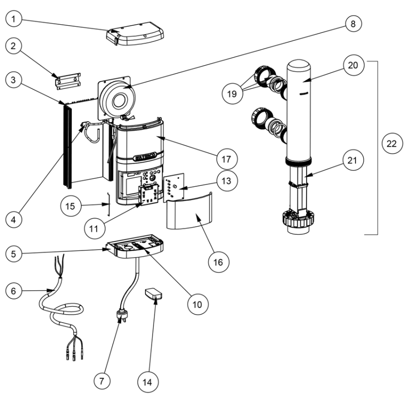 Pièces détachées Electrolyseur HYDROCLOR